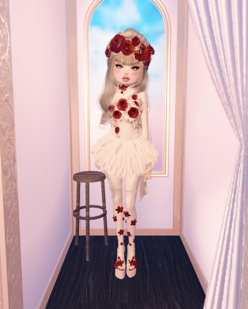 Endie Dress - Nude Garden