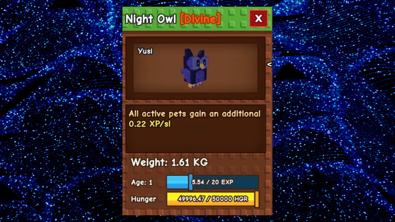 Everything You Need To Know About The Grow A Garden Night Owl Pet