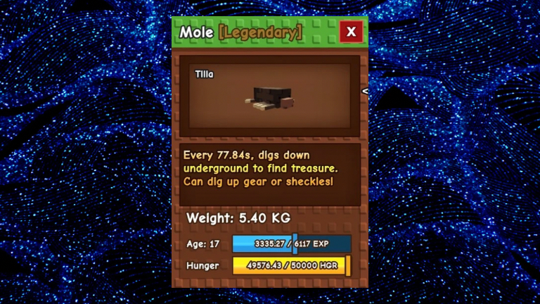 What Are The Benefits Of Owning The Grow A Garden Mole Pet?