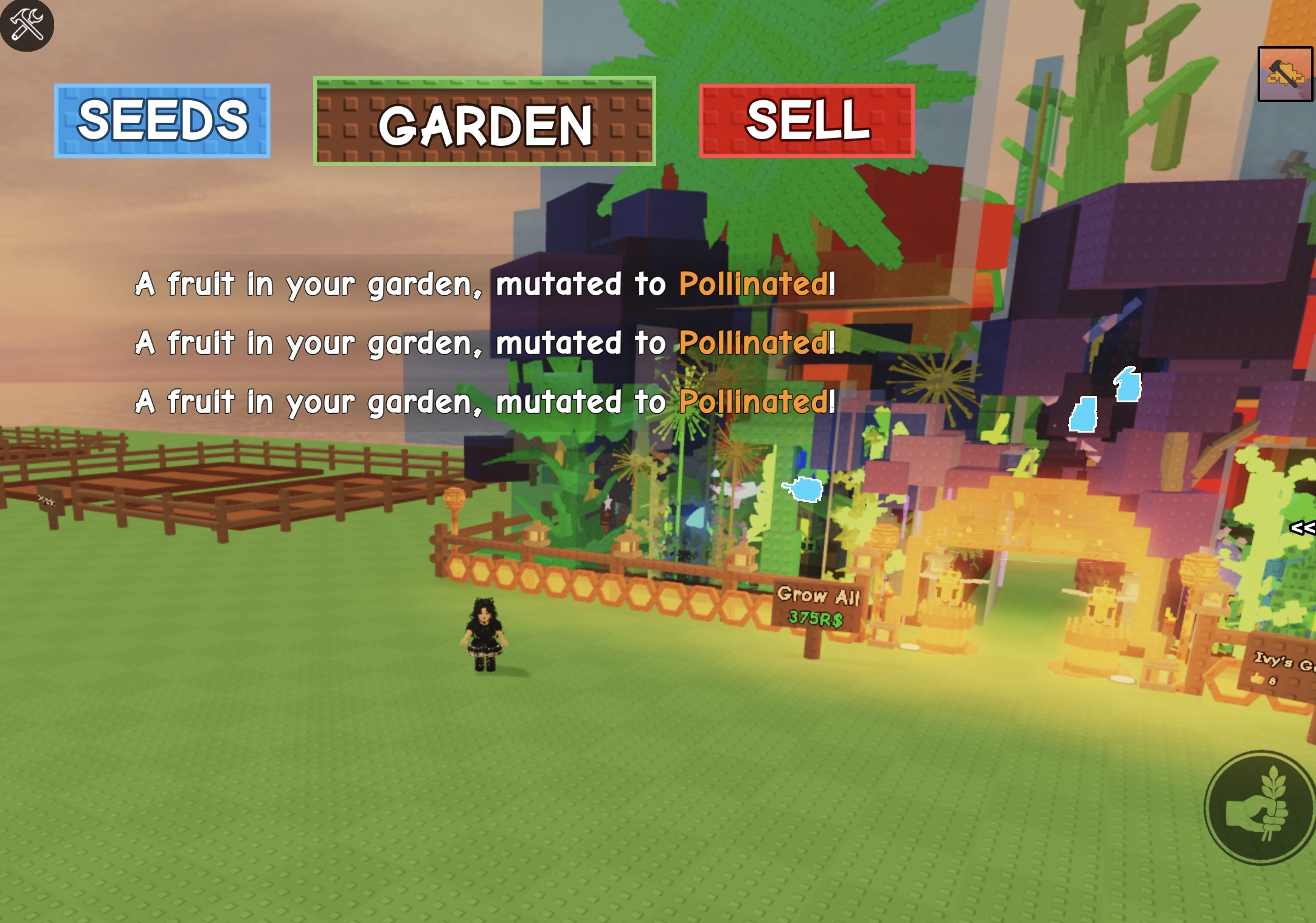 Brand NEW Grow A Garden Working Bee Swarm Weather Event