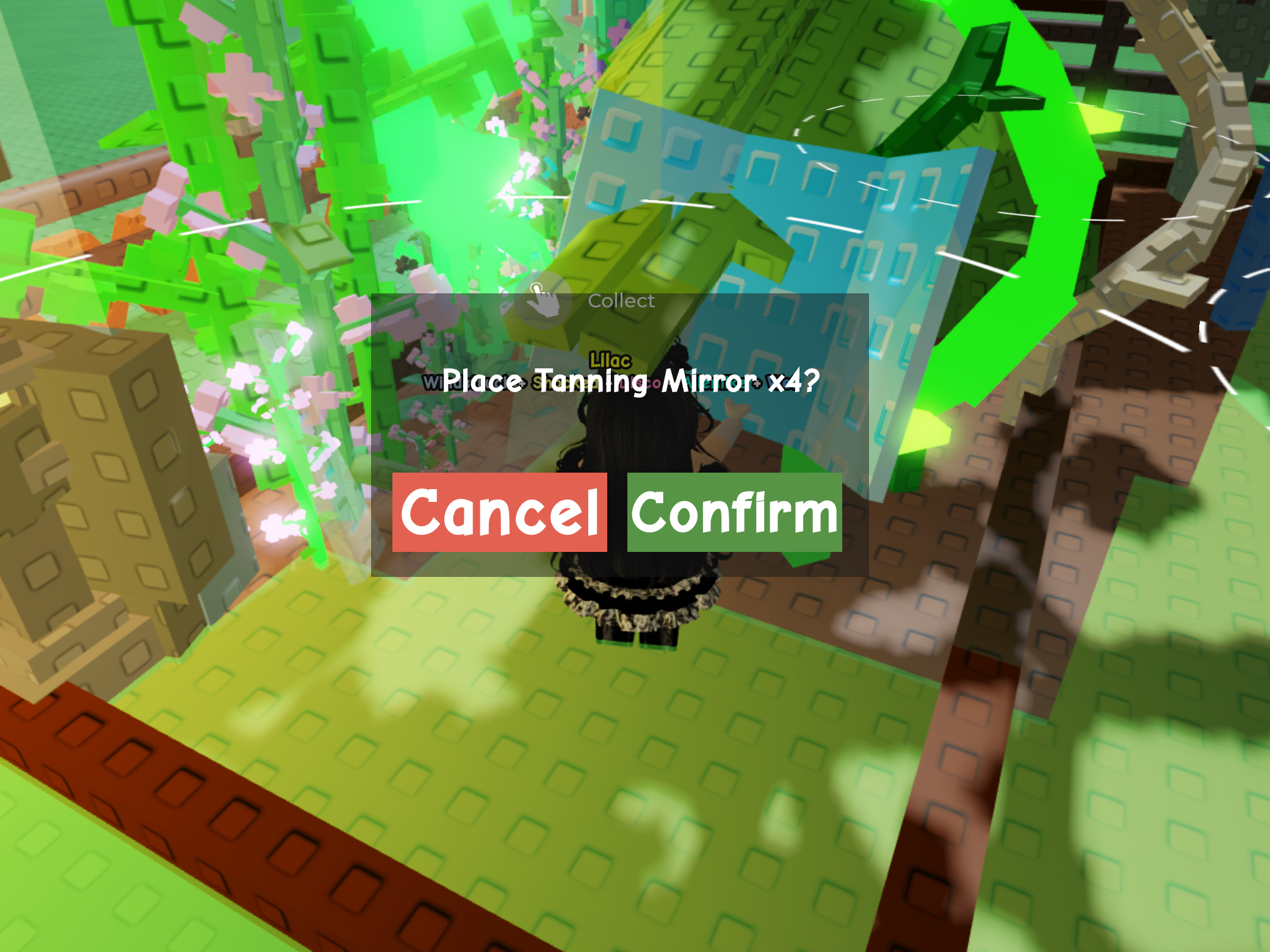 How Does The Tanning Mirror Gear Work In Grow A Garden?