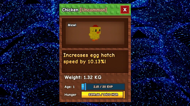 What Is The Chicken Pet In The Grow A Garden Game?