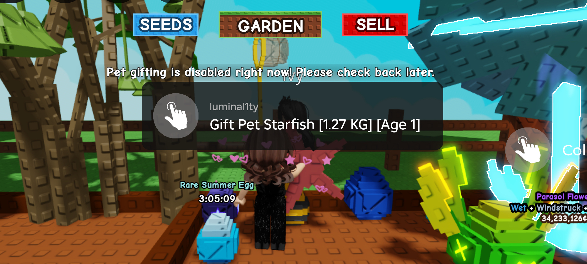 Grow A Garden DISABLES Pet Gifting Due To Pet DUPING Bug!