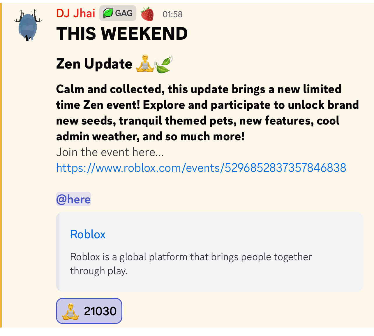 Grow A Garden NEW Zen Update Revealed! [Spoilers]