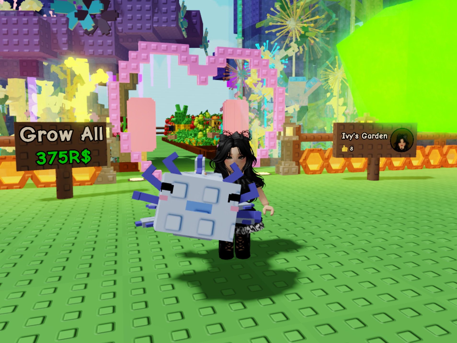 What Are The Benefits Of The Grow A Garden Axolotl Pet?