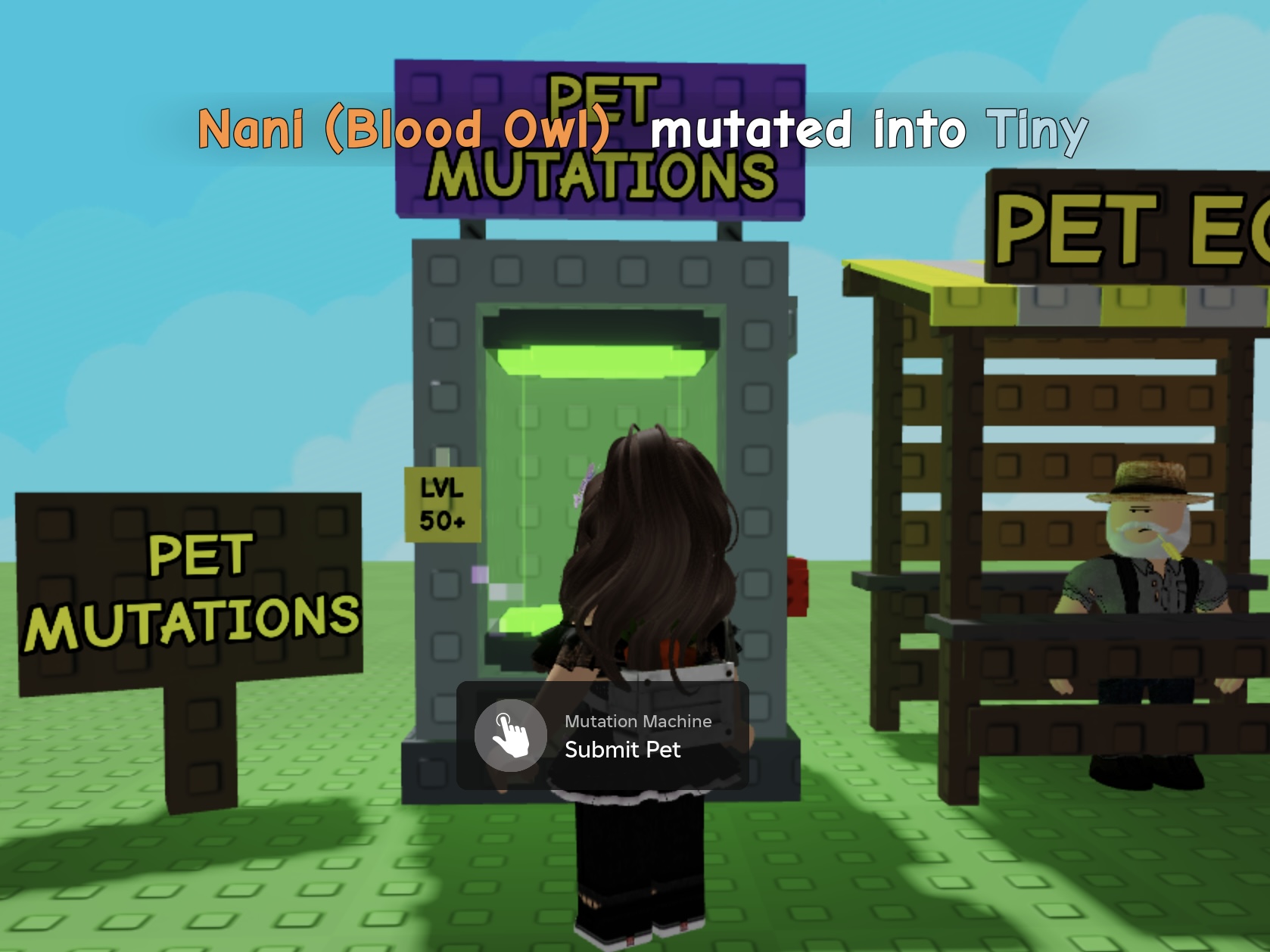 TINY Grow A Garden Blood Owl From The Mutation Machine