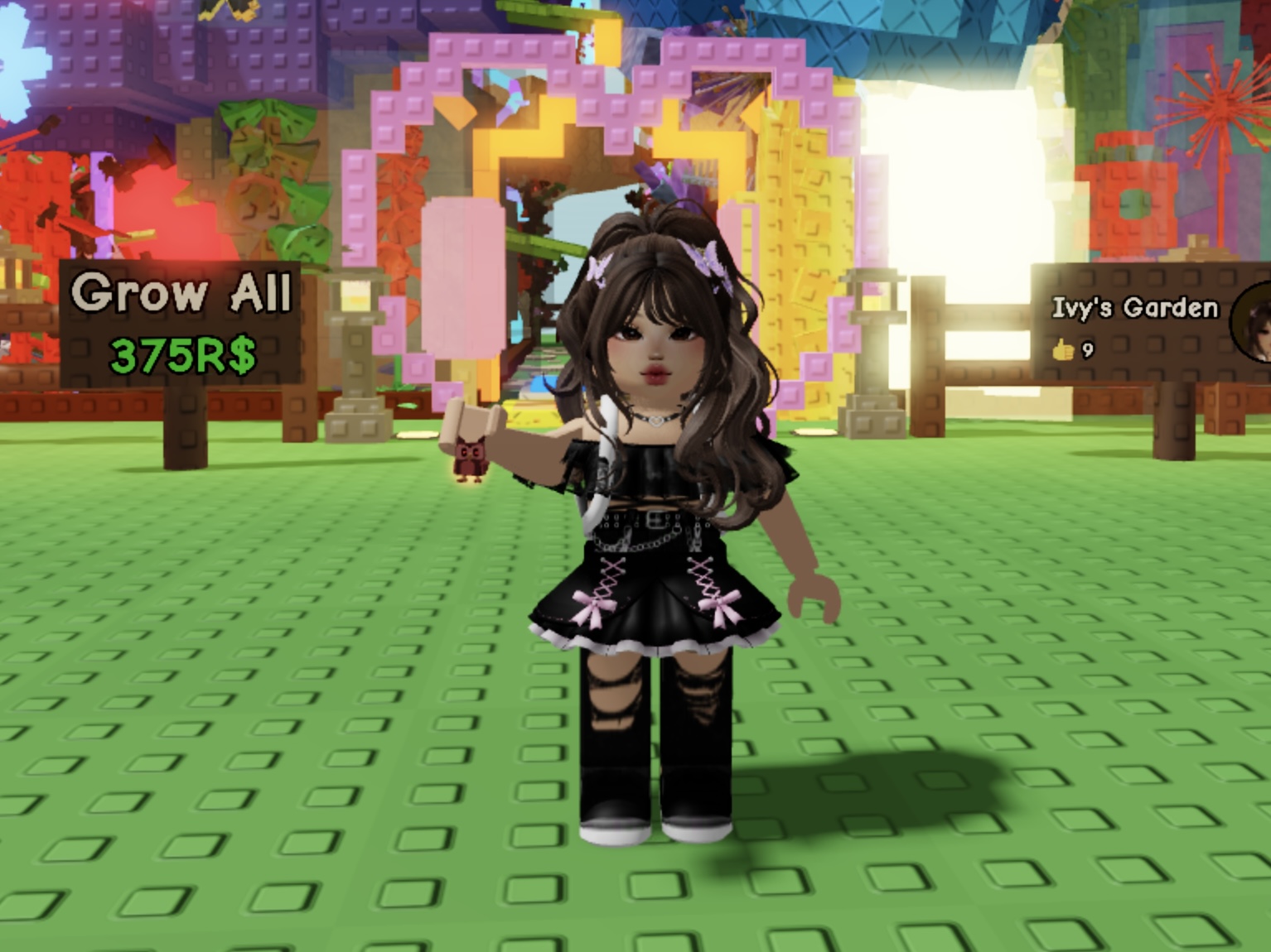 TINY Grow A Garden Blood Owl From The Mutation Machine