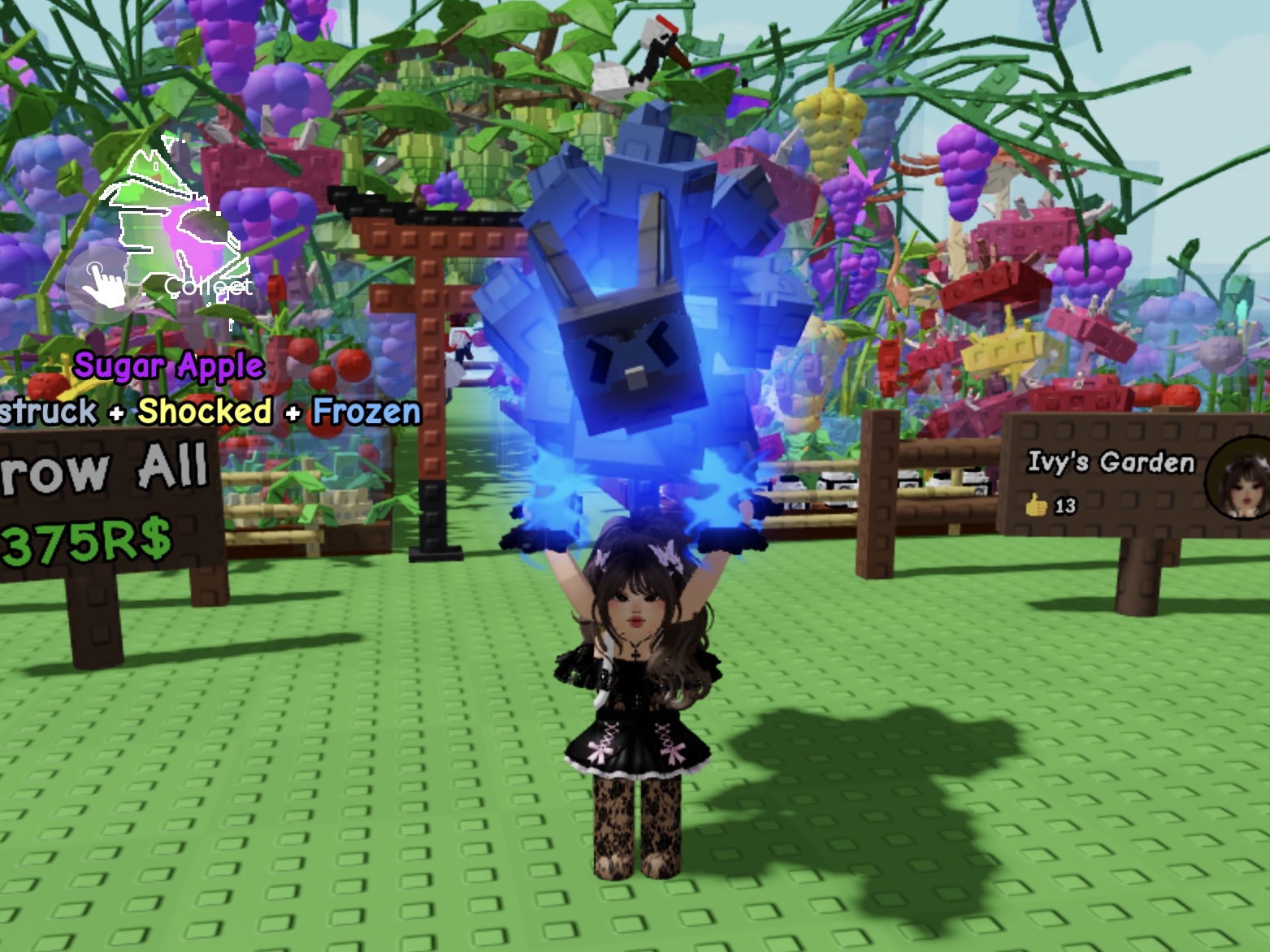 Grow A Garden Corrupted Kitsune Nine-Tailed Fox Pet