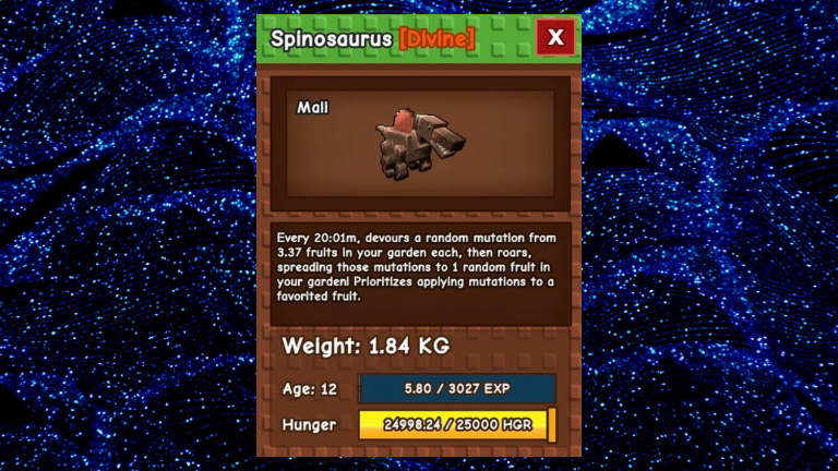 Everything You Need To Know About The Grow A Garden Spinosaurus Pet