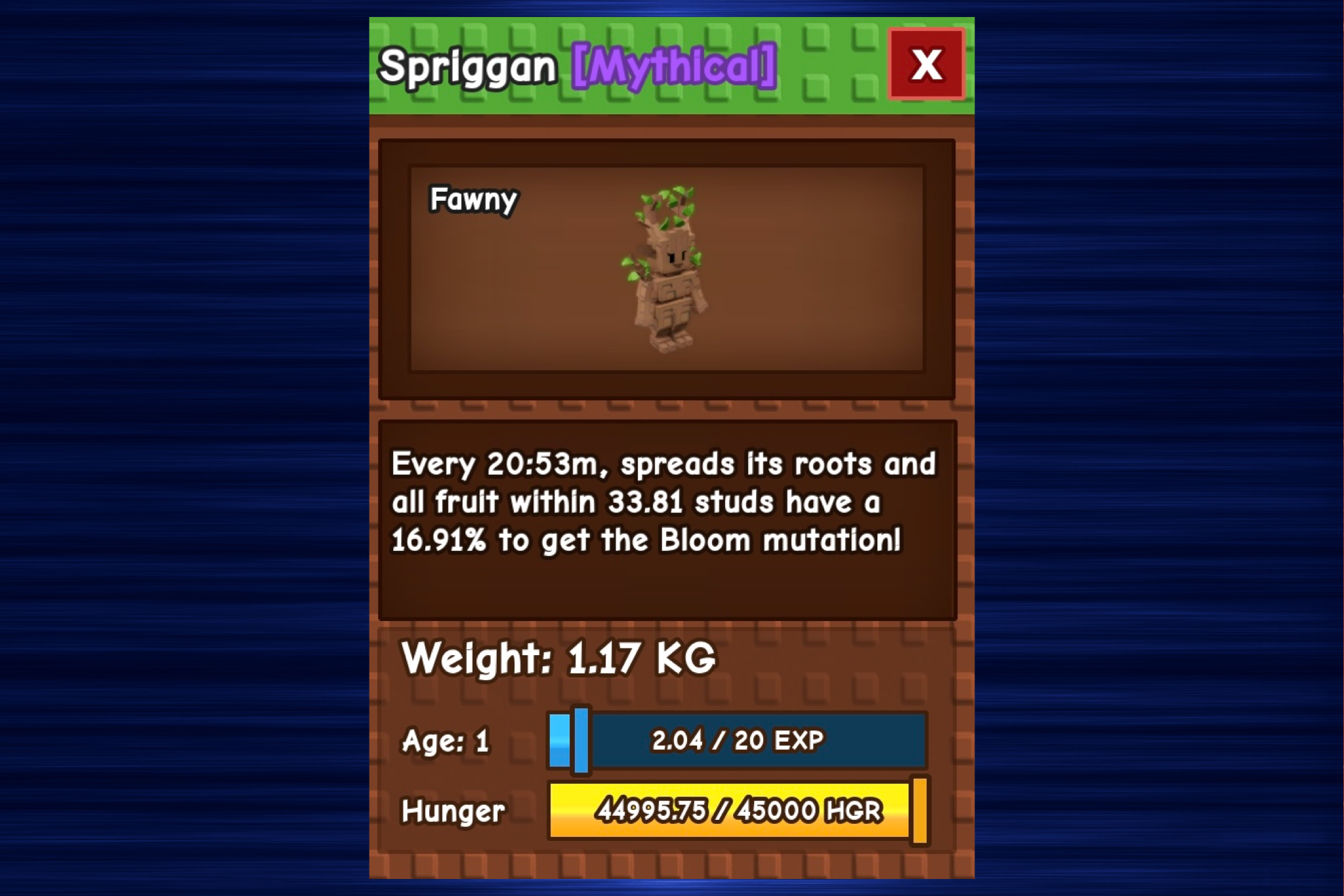 What Is The Grow A Garden Spriggan Pet?