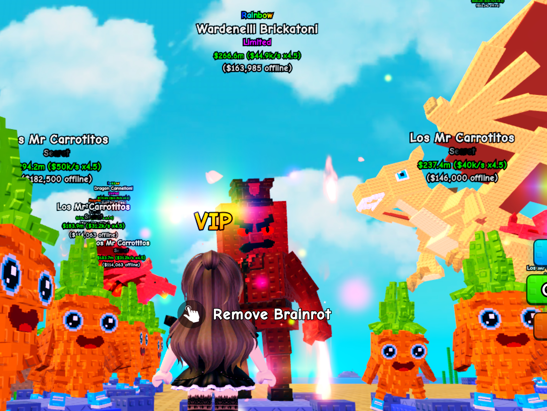 Plants Vs Brainrots Wardenelli Brickatoni The NEW Level 6 Boss
