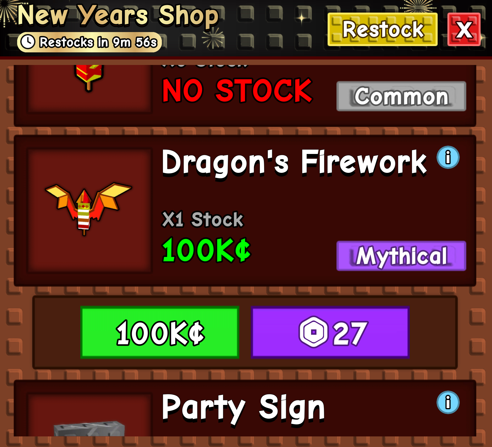 Can The Dragon's Firework Restock The Firework Fern In Grow A Garden?