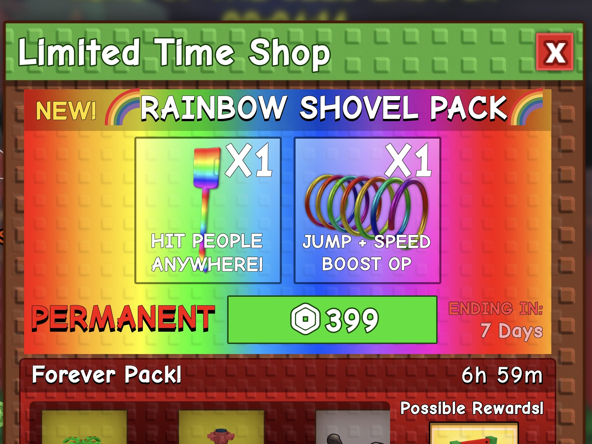 What Does The Grow A Garden Rainbow Shovel Pack Do?