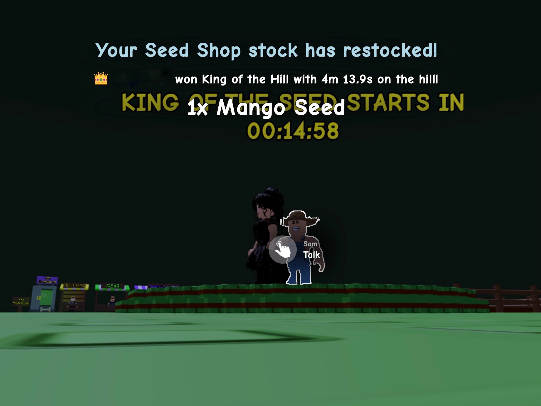 How To Do The Grow A Garden King Of The Seed Event