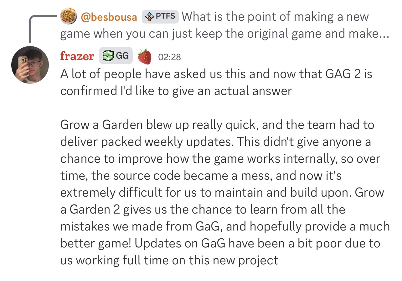 Grow A Garden 2 Is Officially Announced!