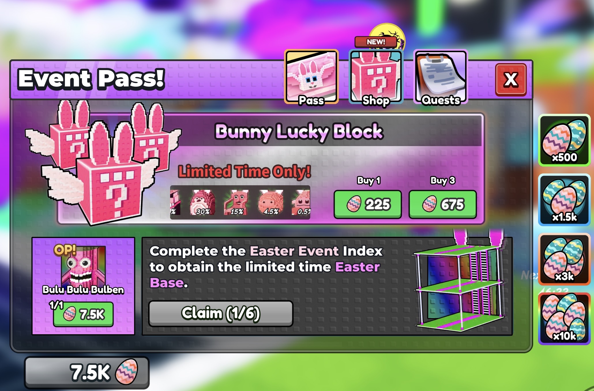 How To Get The Bulu Bulu Bulben In Be A Lucky Block