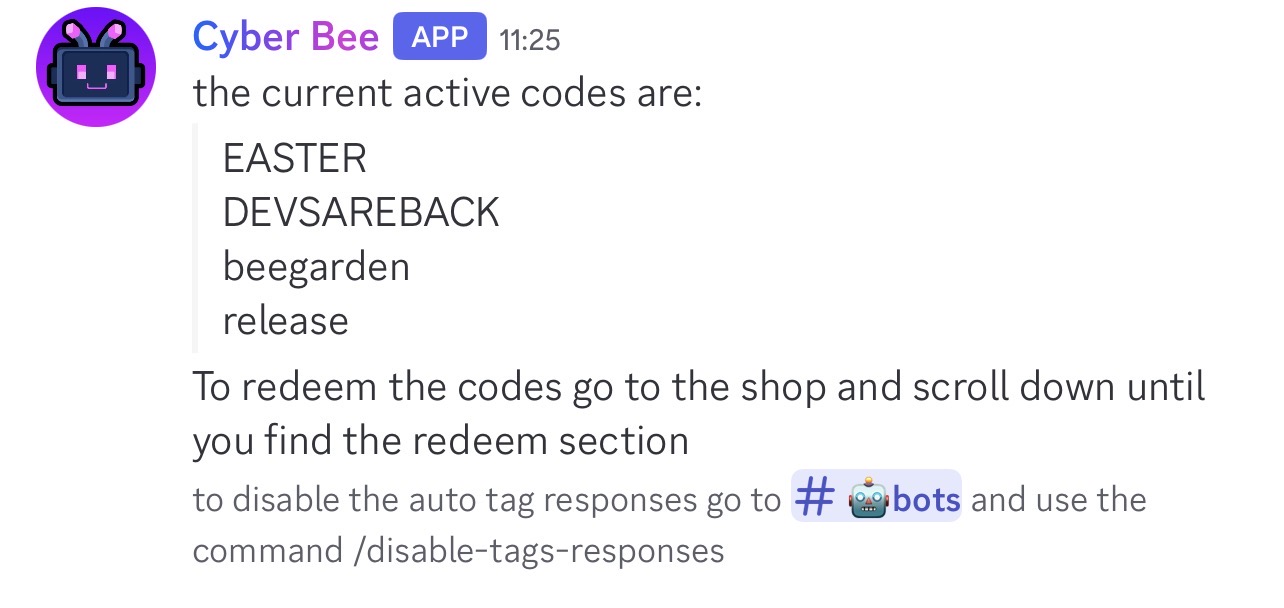 All Live Roblox Bee Garden Codes April 2026
