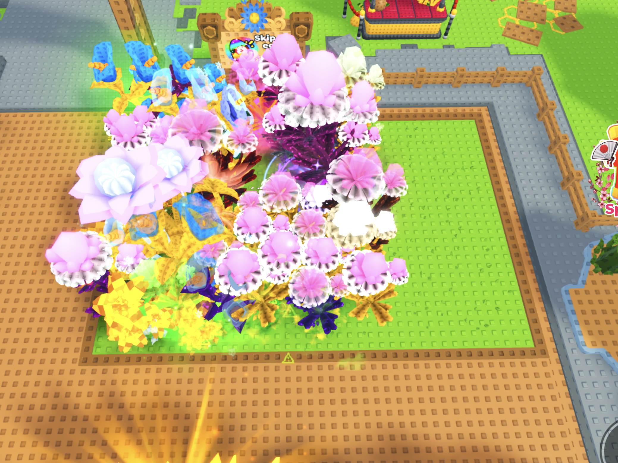 What Does Rearrange Your Garden Do In Roblox Bee Garden?