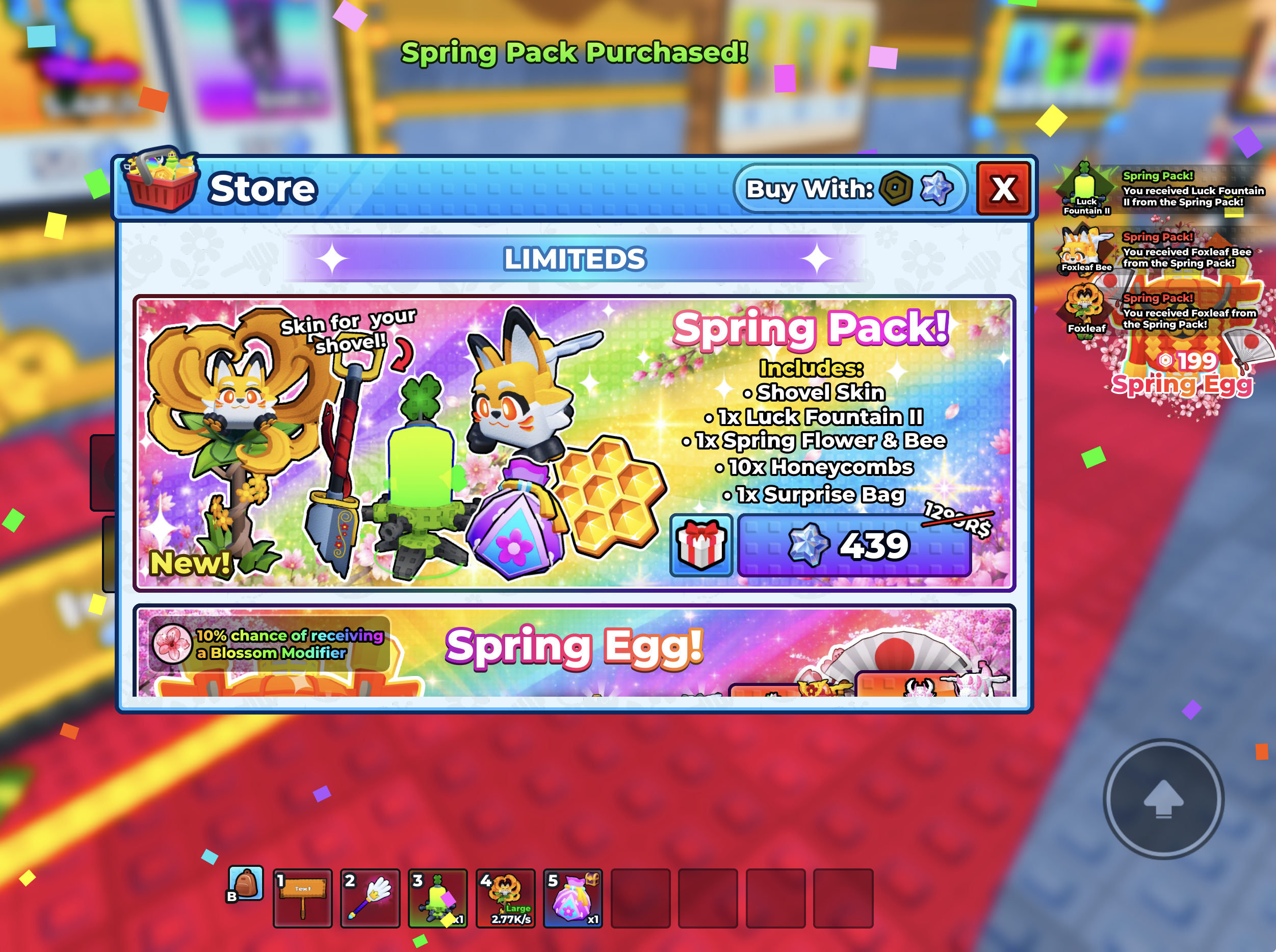 Everything Included Inside The Roblox Bee Garden Spring Pack