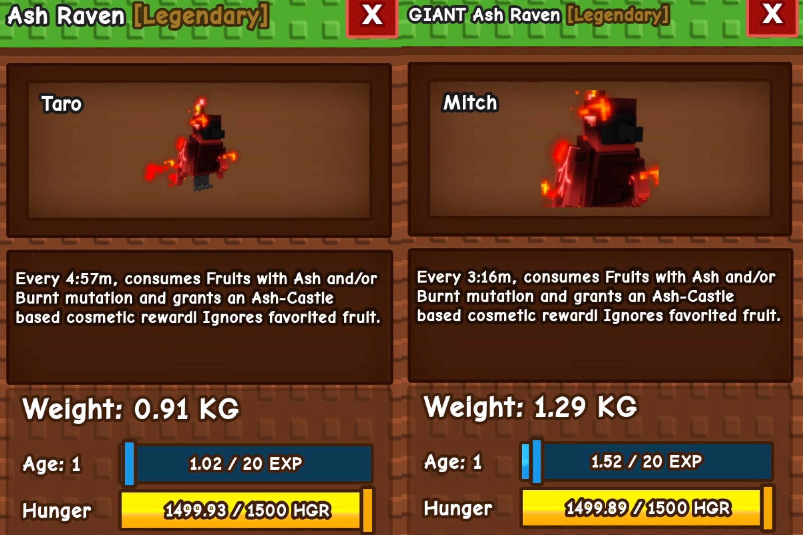 Grow A Garden Ash Raven Vs GIANT Ash Raven Guide