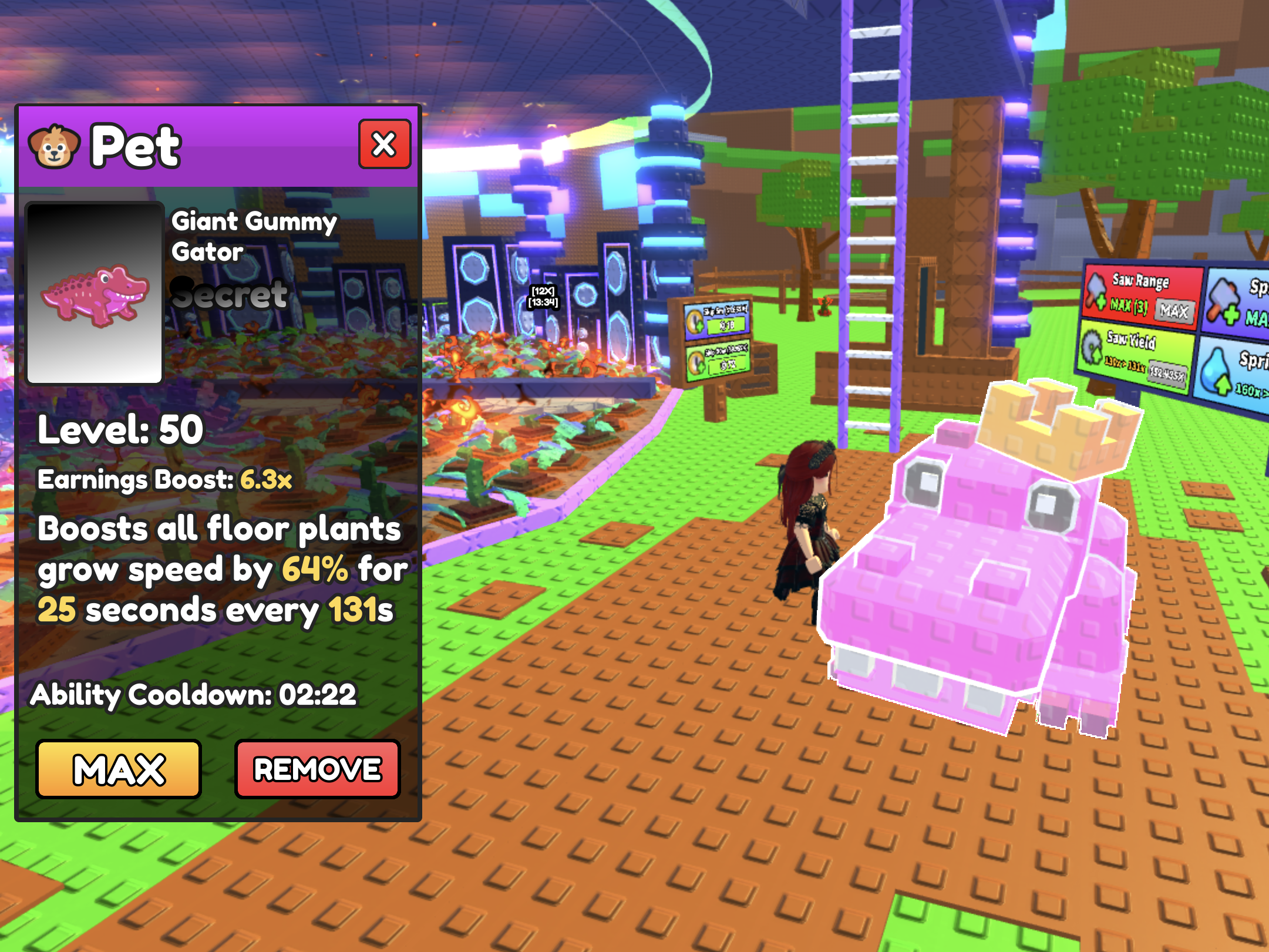 What Does The Build A Ring Farm Gummy Gator Pet Do?