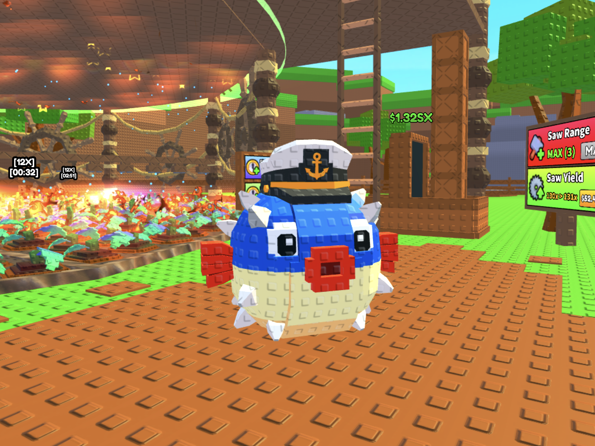 What Does The Build A Ring Farm Captain Puffer Pet Do?
