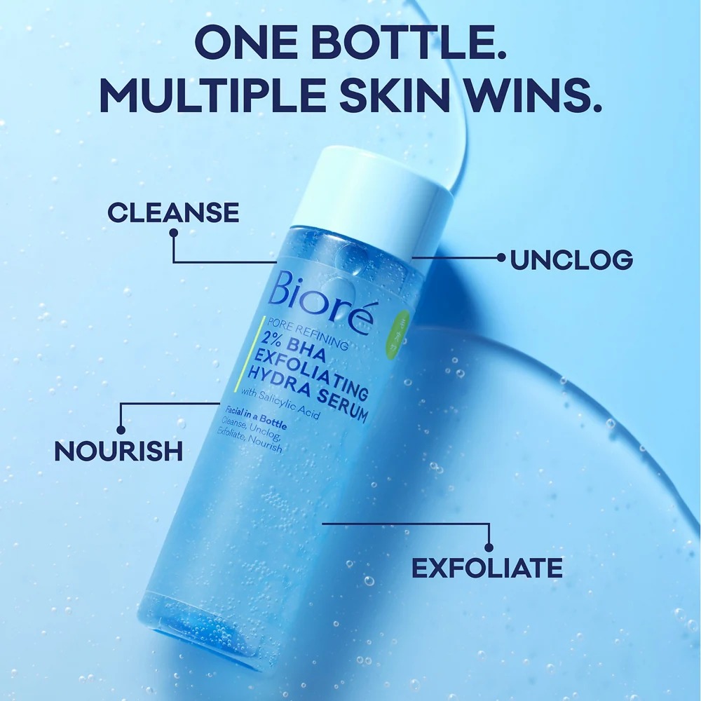 Biore Pore Refining 2% BHA Exfoliating Hydra Serum