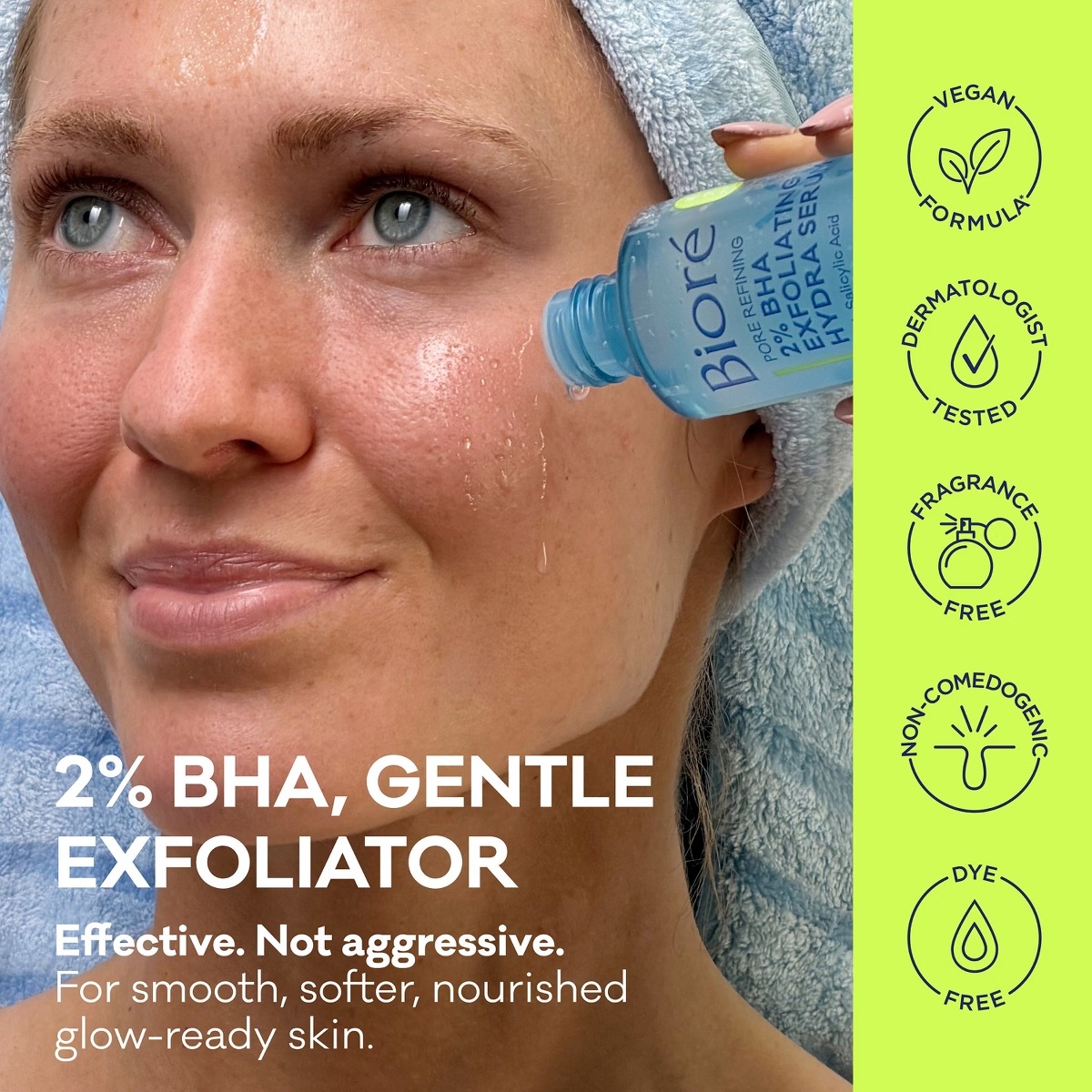 Biore Pore Refining 2% BHA Exfoliating Hydra Serum