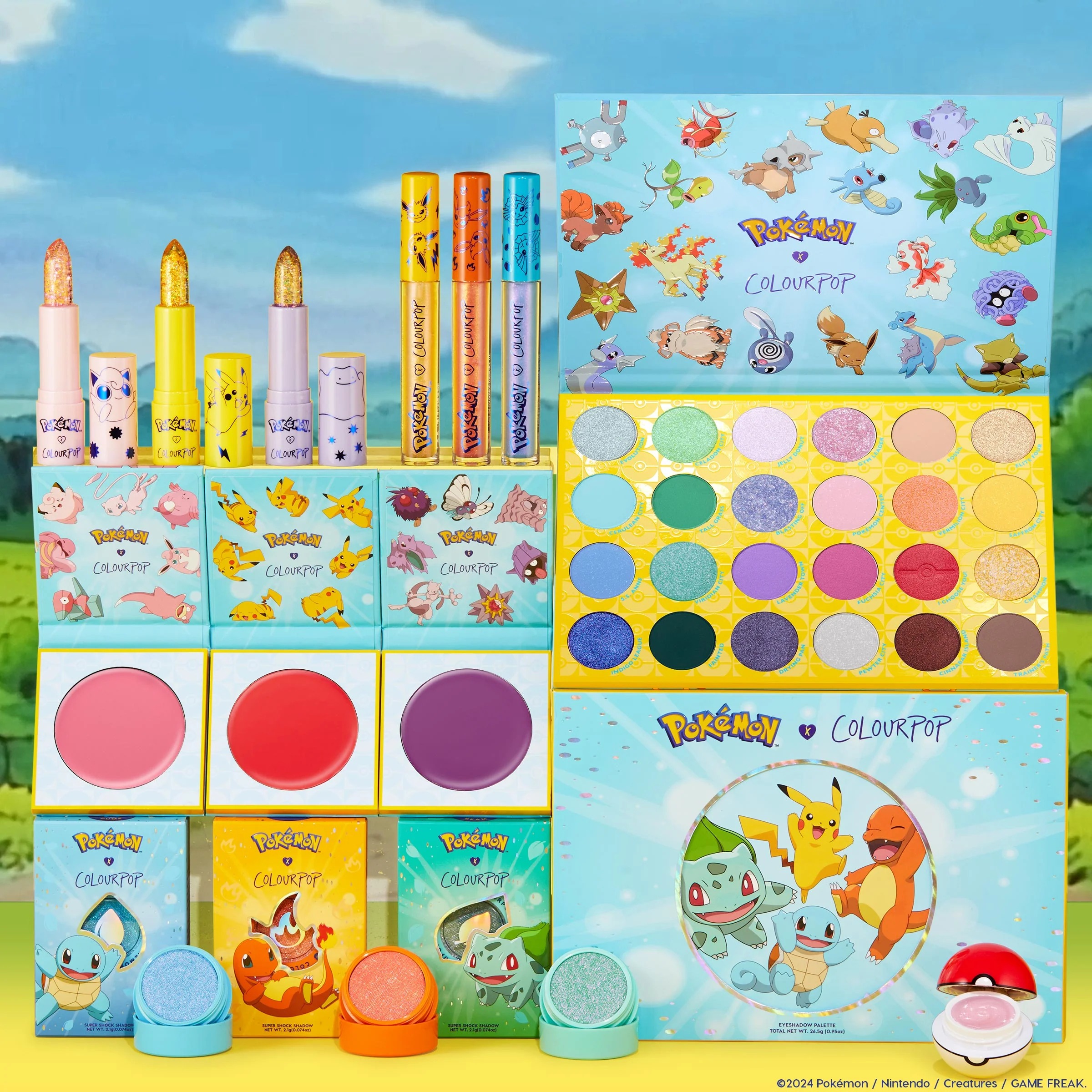 ColourPop x Pokemon Eeveelution Collaboration