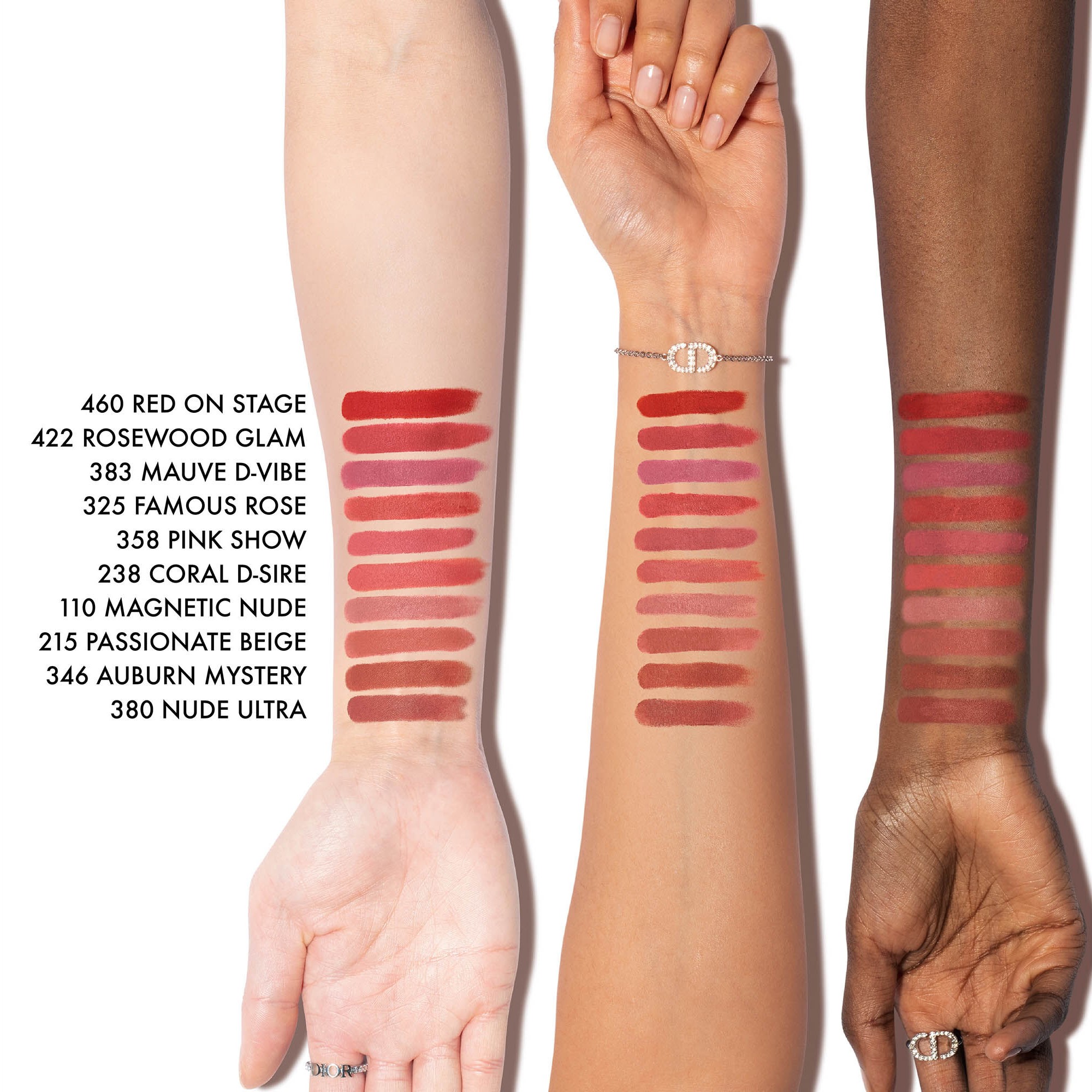 Dior Rouge Dior On Stage Matte Lipsticks