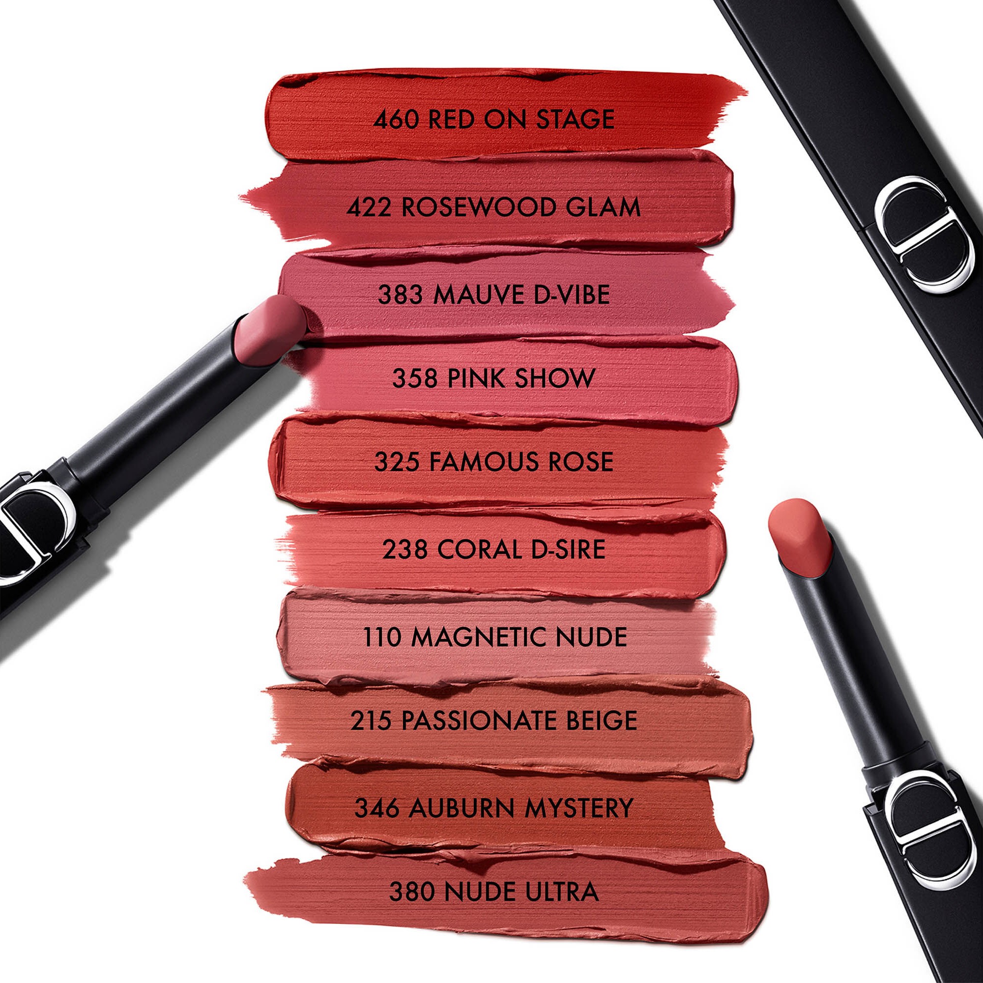 Dior Rouge Dior On Stage Matte Lipsticks