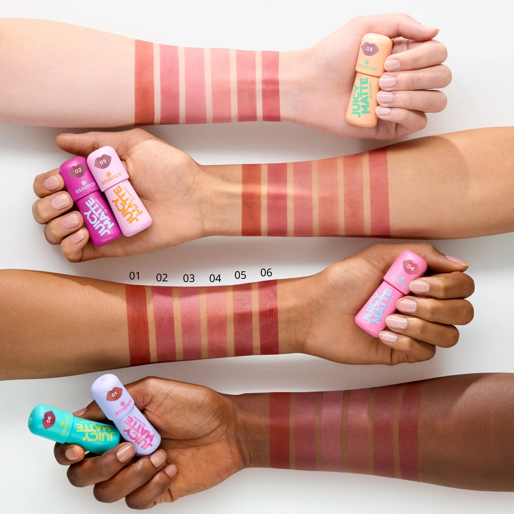 Essence Juicy Matte Lip Mousses