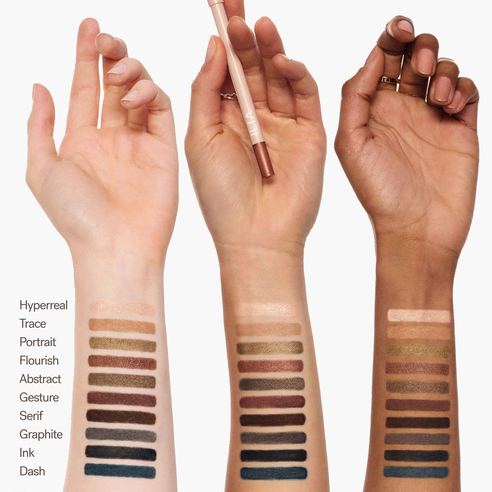 ILIA Beauty Thru Line Waterproof Eyeliners