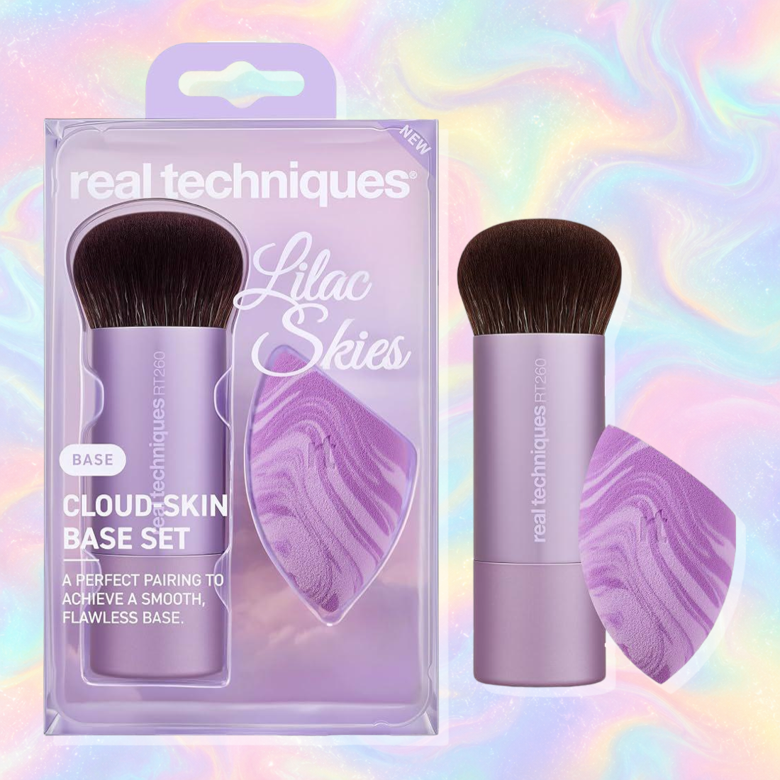 Real Techniques Lilac Skies Cloud-Skin Base Set