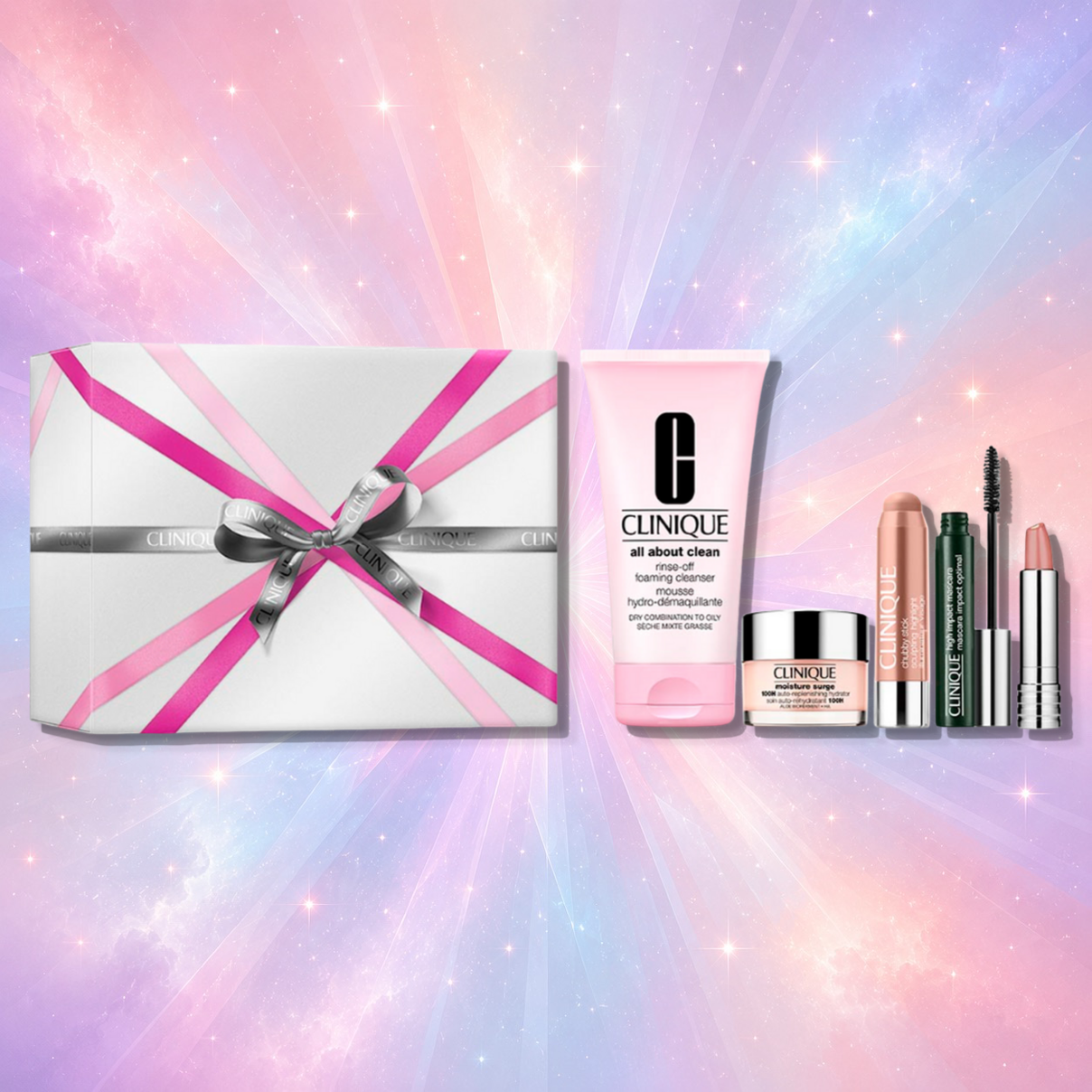 Clinique Ready To Glow Skincare + Makeup Set