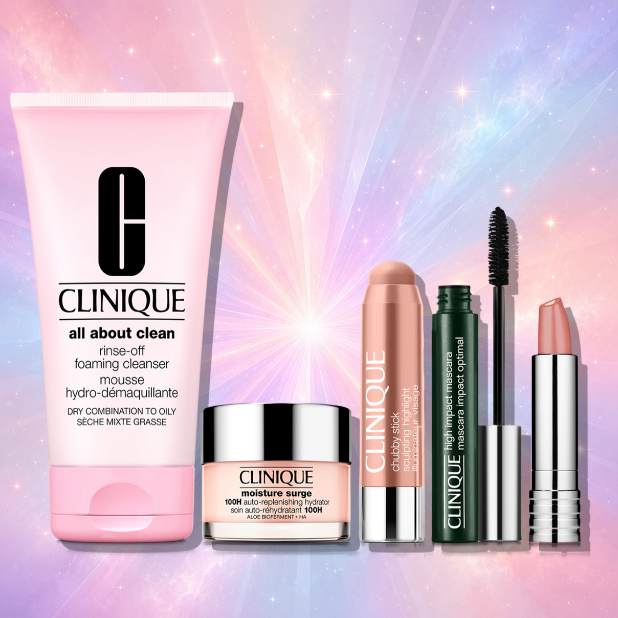Clinique Ready To Glow Skincare + Makeup Set