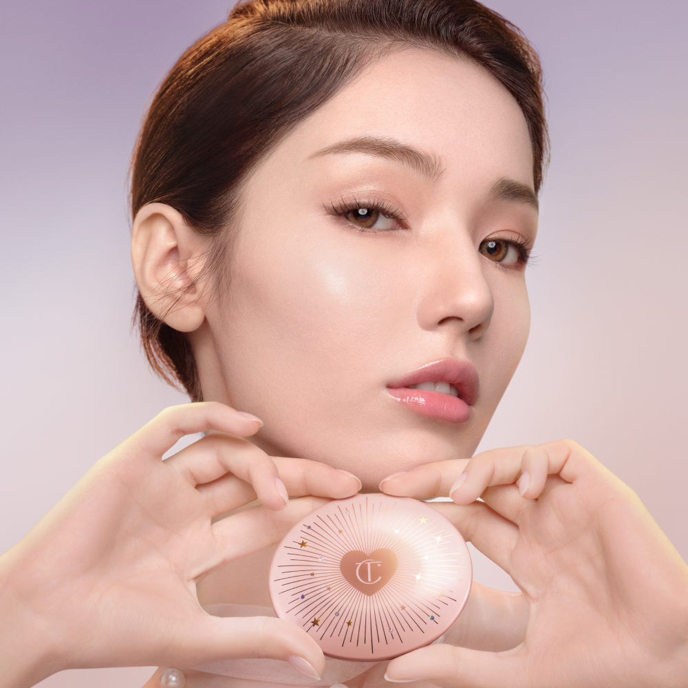 Charlotte Tilbury Lavender Veil & Mint Veil Airbrush Flawless Soft Light Powders