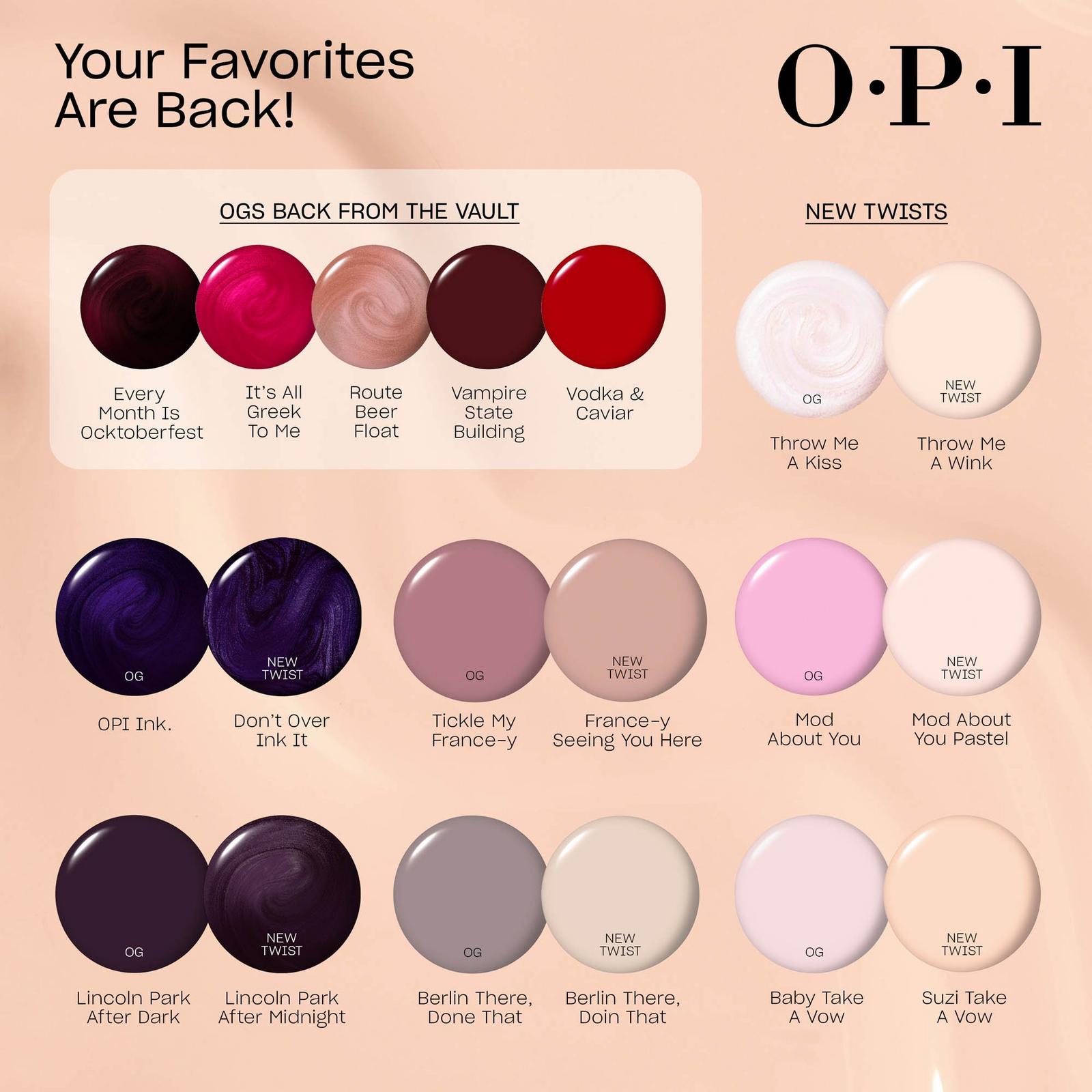 OPI Most Requested Nail Lacquer Collection 2026