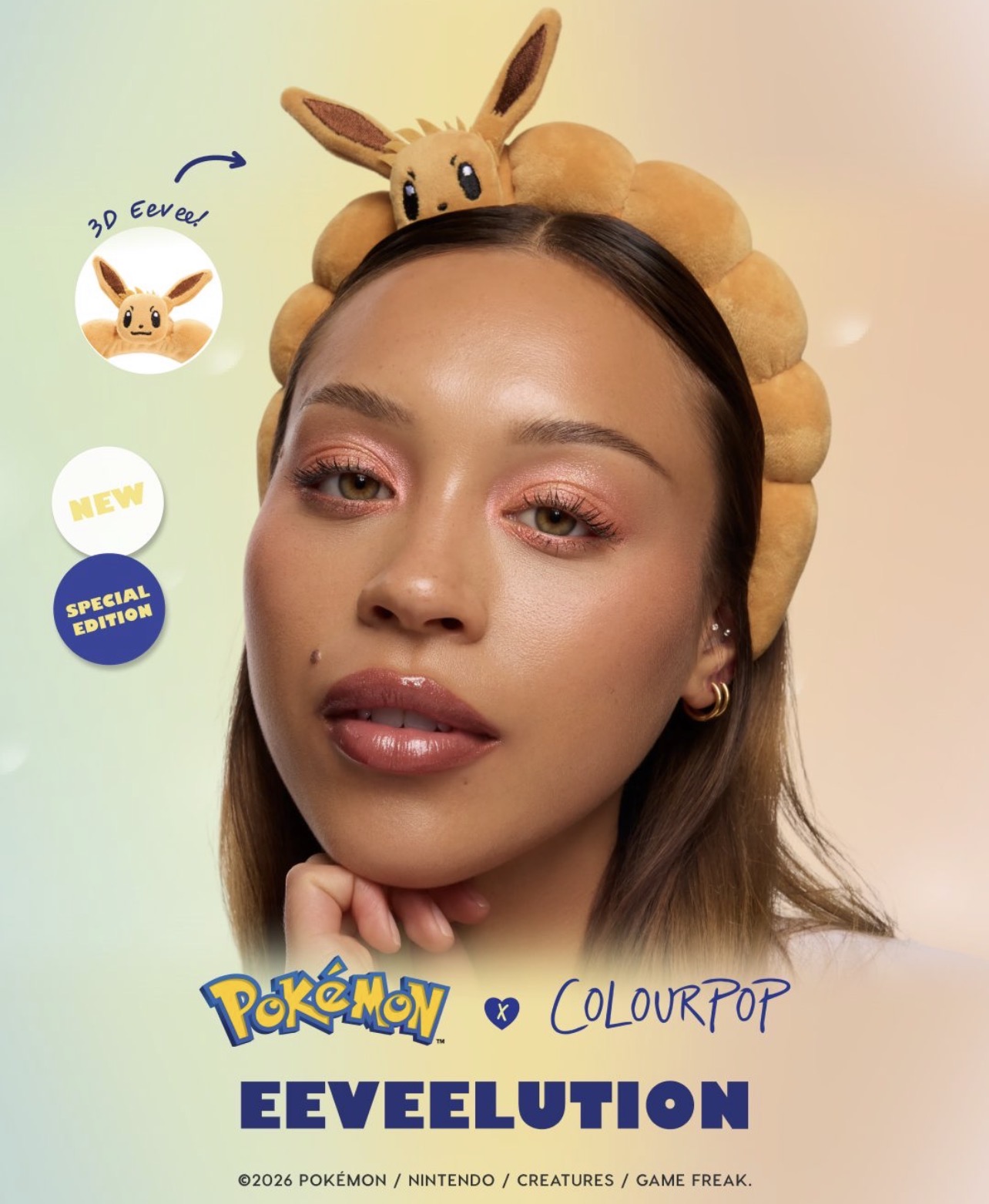 ColourPop x Pokemon Eeveelution Collaboration