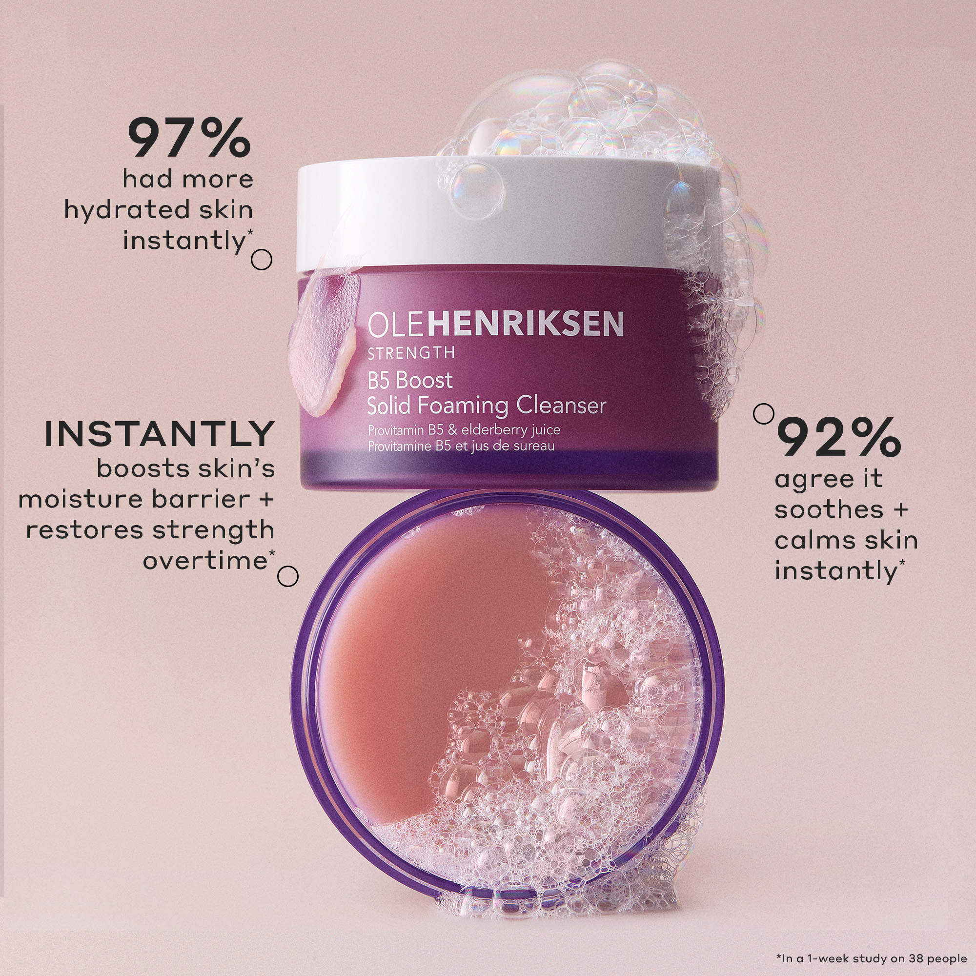 OLEHENRIKSEN B5 Boost Hydrating Solid Foaming Gentle Cleanser