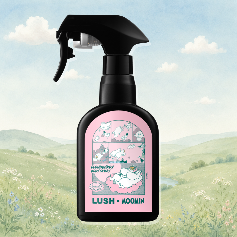 Lush x Moomin Cloudberry Body Spray