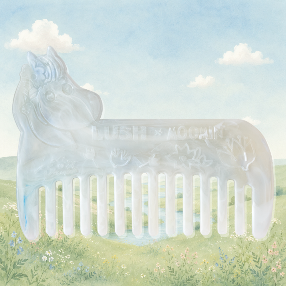 Lush x Moomin Snorkmaiden Hair Comb