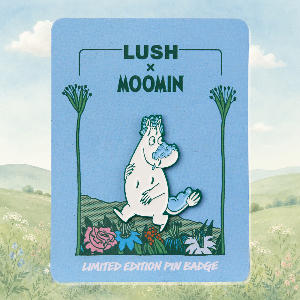 Lush x Moomin Pin Badge
