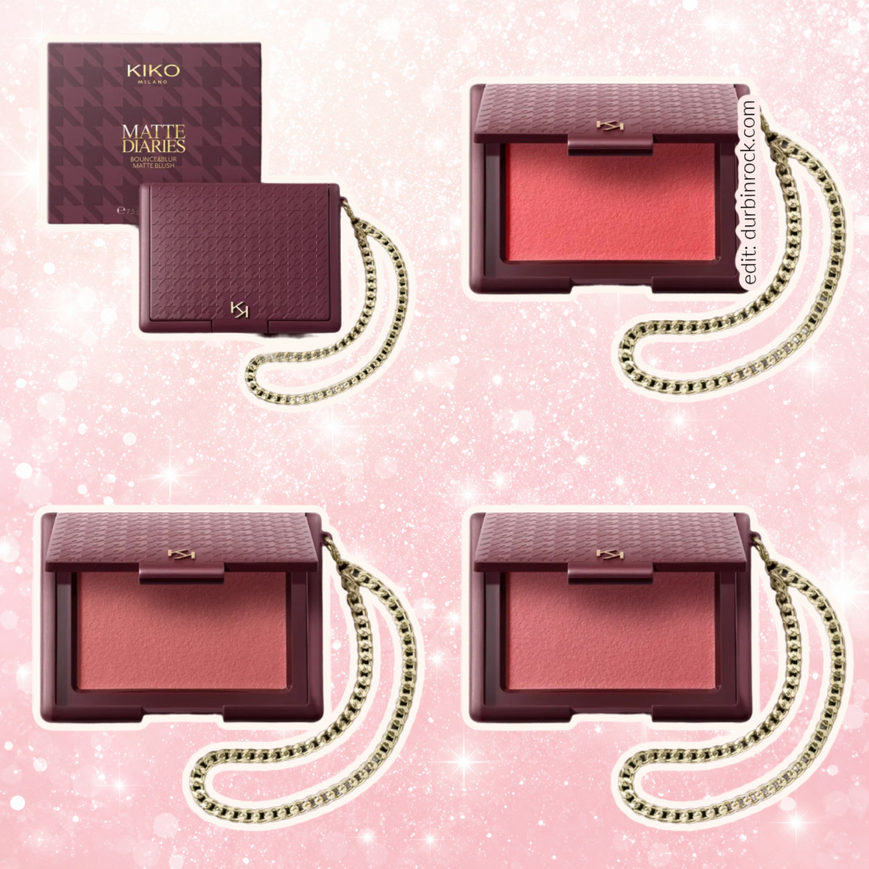 Kiko Matte Diaries Bounce & Blur Matte Blushers