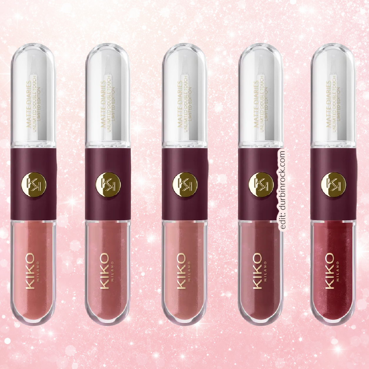 Kiko Matte Diaries Unlimited Double Touch Liquid Lipsticks