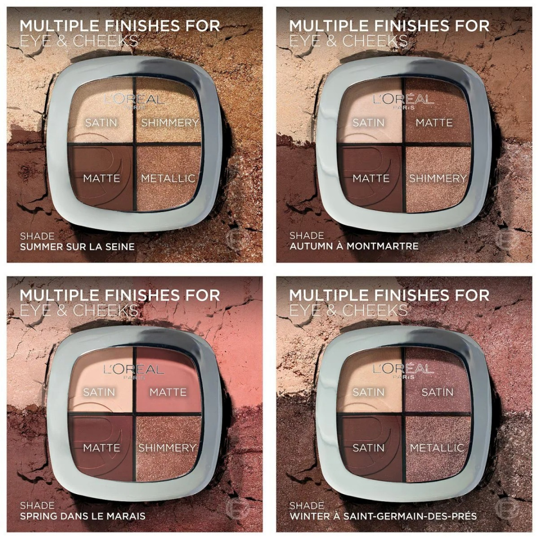 L'Oreal Rendez-Vous Couleur Eye & Cheek Quads