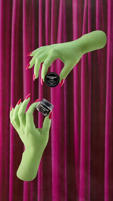 Lush Blackcurrant & Mint Lip Scrub