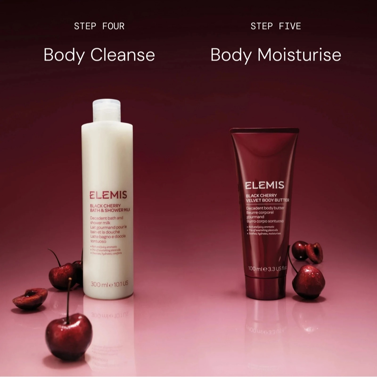 QVC Elemis Pro-Collagen Black Cherry 5 Piece Collection TSV Pre-Launch