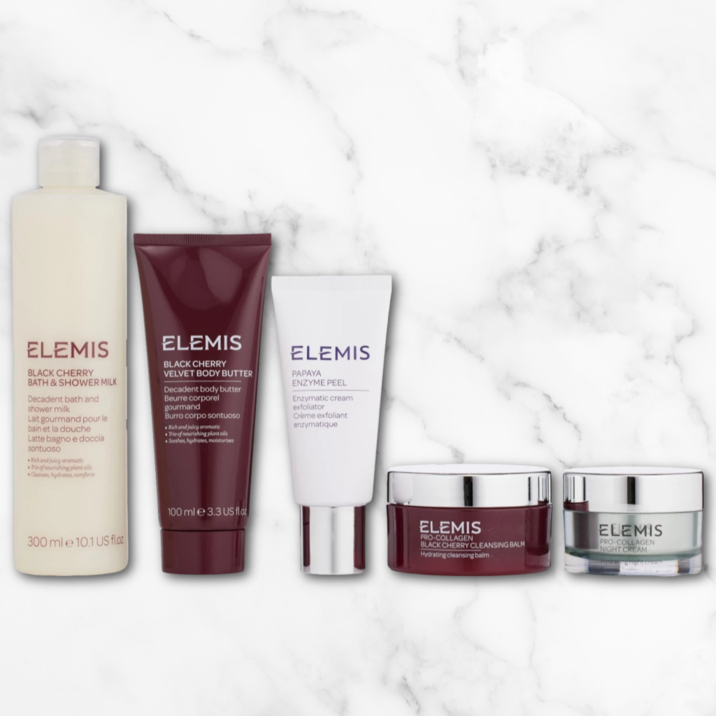 QVC Elemis Pro-Collagen Black Cherry 5 Piece Collection TSV Pre-Launch