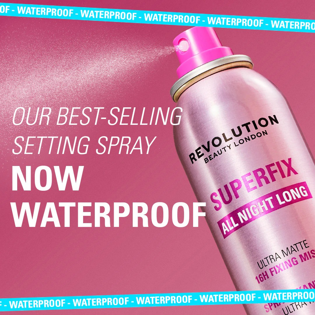 Revolution Superfix All Night Long Waterproof Fixing Mist